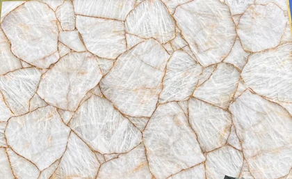 SEMI-PRECIOUS CRYSTAL DIAMOND GOLD 2CM POLISHED — supplier catalog image