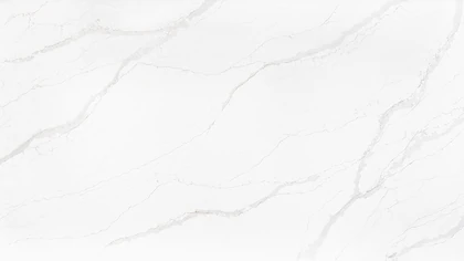 Catalog image for CALACATTA SUPREMA LX HAUSYS BRUSHED QUARTZ 2CM JUMBO LL 130X63*