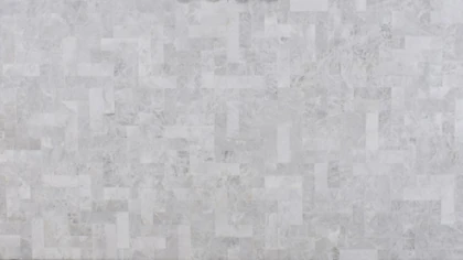 Catalog image for CRYSTAL WHITE PRECIOUS STONE MOSAIC RECTANGLE POLISHED QUARTZITE 2CM