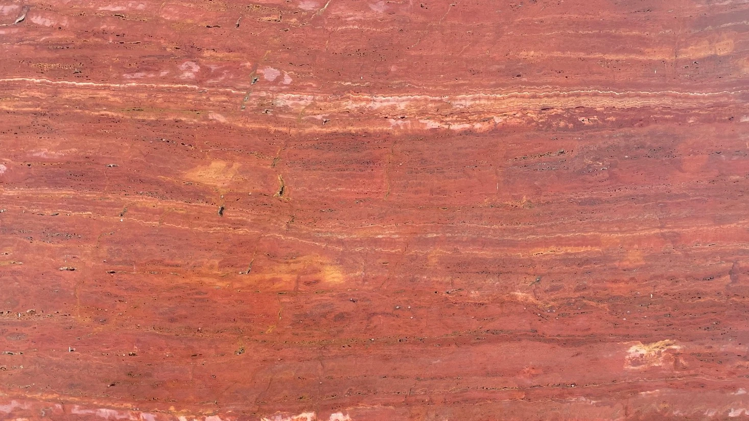 Catalog image for RED TRAVERTINO HONED/UNFILLED 2CM
