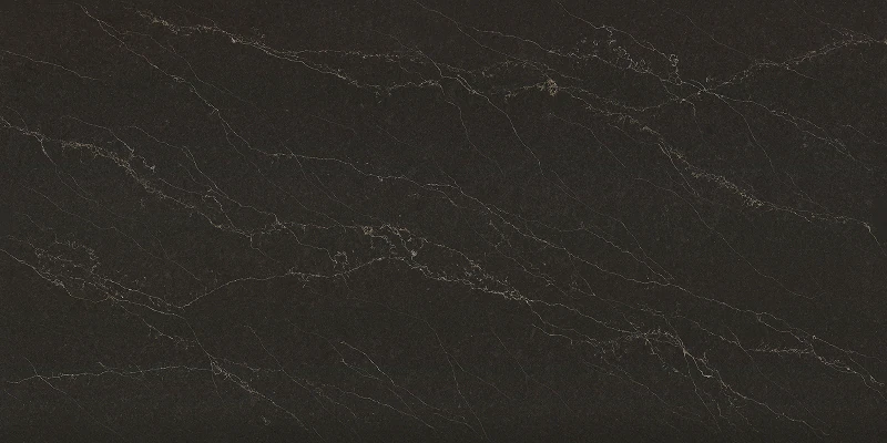 Catalog image for MIDNIGHT EMBER LX HAUSYS BRUSHED QUARTZ 3CM JUMBO LL 130X63