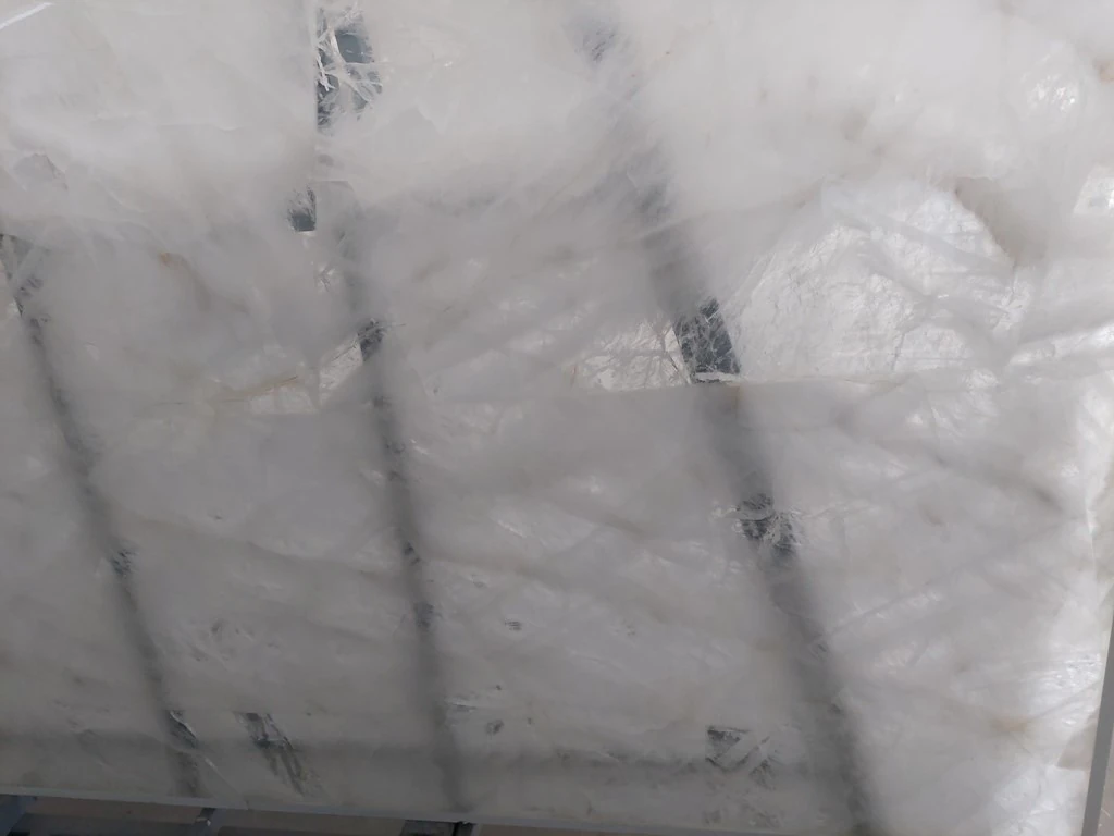 SEMI-PRECIOUS QUARTZ WHITE CRYSTAL DUAL 2CM (BOTH FACES) POLISHED — supplier catalog image