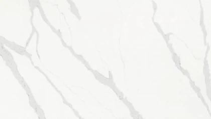 Catalog image for CALACATTA ONDA POLISHED ME QUARTZ 2CM STD B 120X63