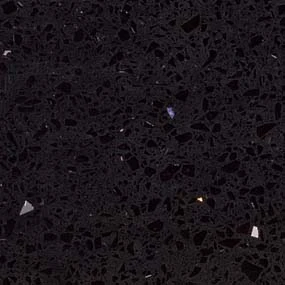 Sparkling Black Quartz Slab Sample