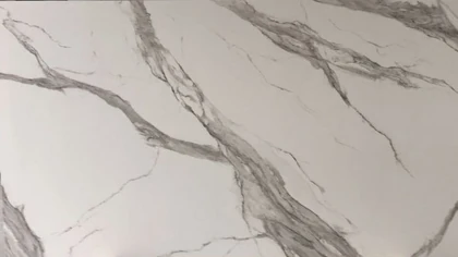 Catalog image for STATUARIO PORCELAIN SLAB 12MM A