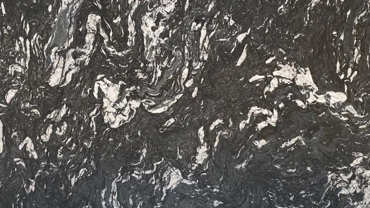 Catalog image for MANDALA BLACK LEATHER GRANITE 2CM