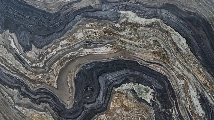 Catalog image for SILVER WAVE BROWN LEATHER MARBLE 2CM
