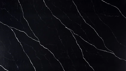 Catalog image for NERO MARQUNA POLISHED N ME QUARTZ 2CM JUMBO 126X63