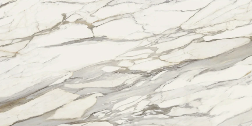 Catalog image for CALACATTA GOLD POLISHED PORCELAIN SLAB 12MM B 128X64