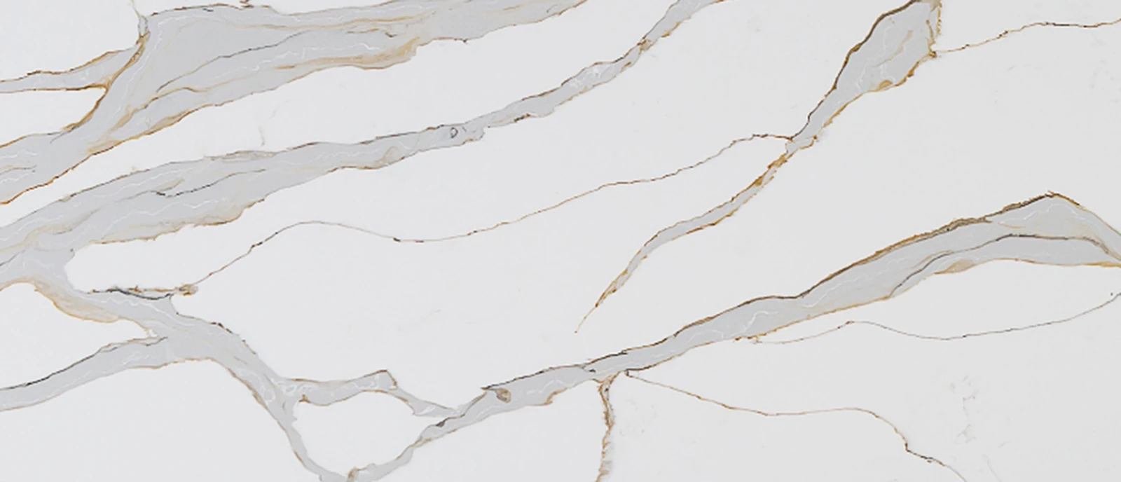 Calacatta Solessio Quartz Sample