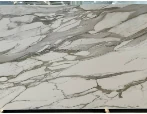 Catalog image for CALACATTA GOLD NATURAL PORCELAIN SLAB 12MM B 128X64*