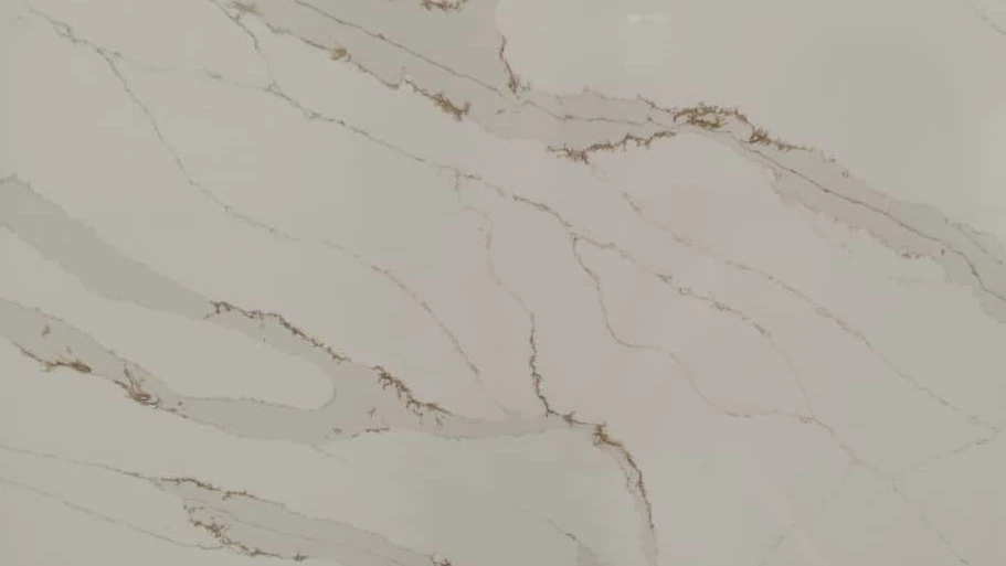 Catalog image for MATISSE GOLD POLISHED N ME QUARTZ 2CM JUMBO B 128X63