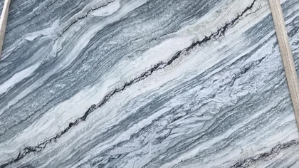 Catalog image for STRATUS BLUE LEATHER QUARTZITE 2CM