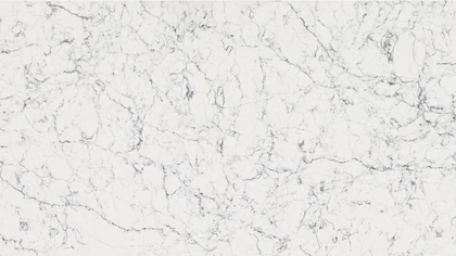 5143 White Attica countertop material shown in a dealer photograph