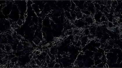5100 Vanilla Noir countertop material shown in a dealer photograph