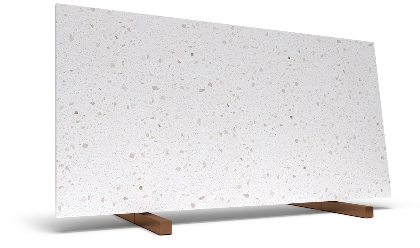 COPA SURFACES WHITE FLAKES 3CM JUMBO 126X63 — supplier catalog image