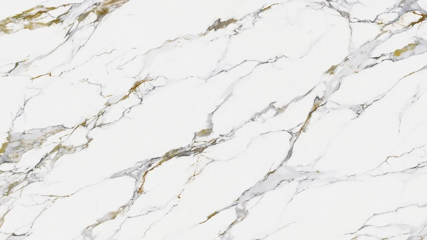 Catalog image for REVOLUX CALACATTA ORO LUX POLISHED MINERAL SLAB B 126X63 2CM (RIGHT)