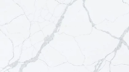 Catalog image for STATUARIO POLISHED N ME QUARTZ 3CM STD B 126X63