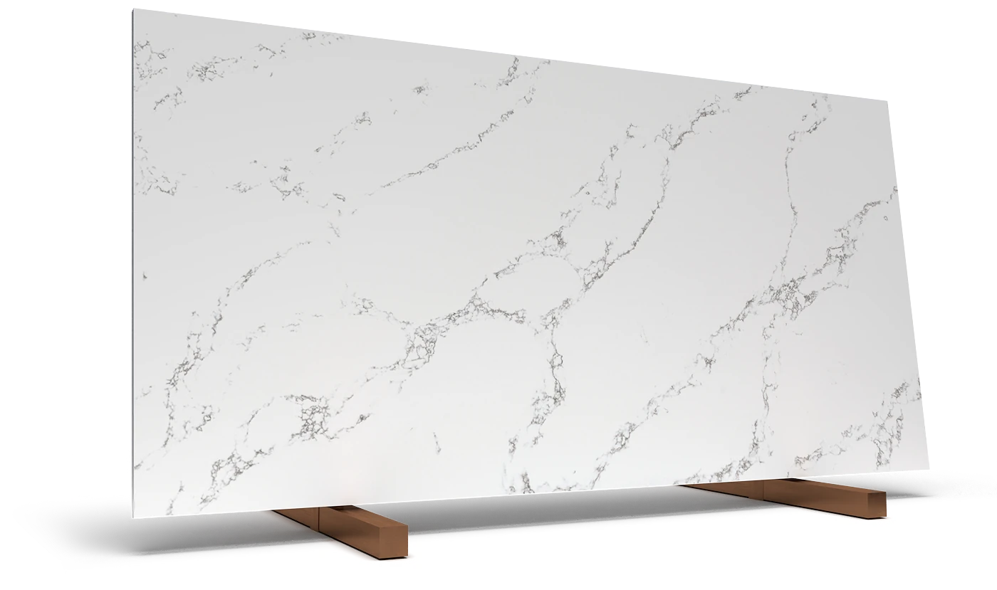 COPA SURFACES CALACATA MALIBU 2CM POLISHED JUMBO 126X63 — supplier catalog image