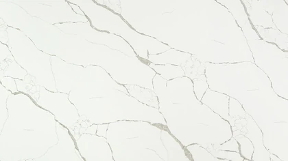 Catalog image for CALACATTA LAZA POLISHED QUARTZ 2CM SUPER JUMBO B 138X79
