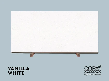 COPA QUARTZ VANILLA WHITE 2CM JUMBO 126X63 — supplier catalog image