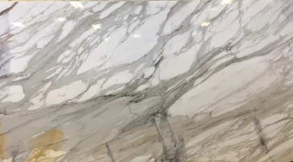 Catalog image for CALACATTA POLISHED MARBLE 2CM