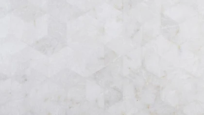 Catalog image for CRYSTAL WHITE PRECIOUS STONE MOSAIC DIAMONDS POLISHED QUARTZITE 2CM