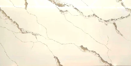 Catalog image for DESERT BREEZE POLISHED N ME QUARTZ 2CM JUMBO B 128X63