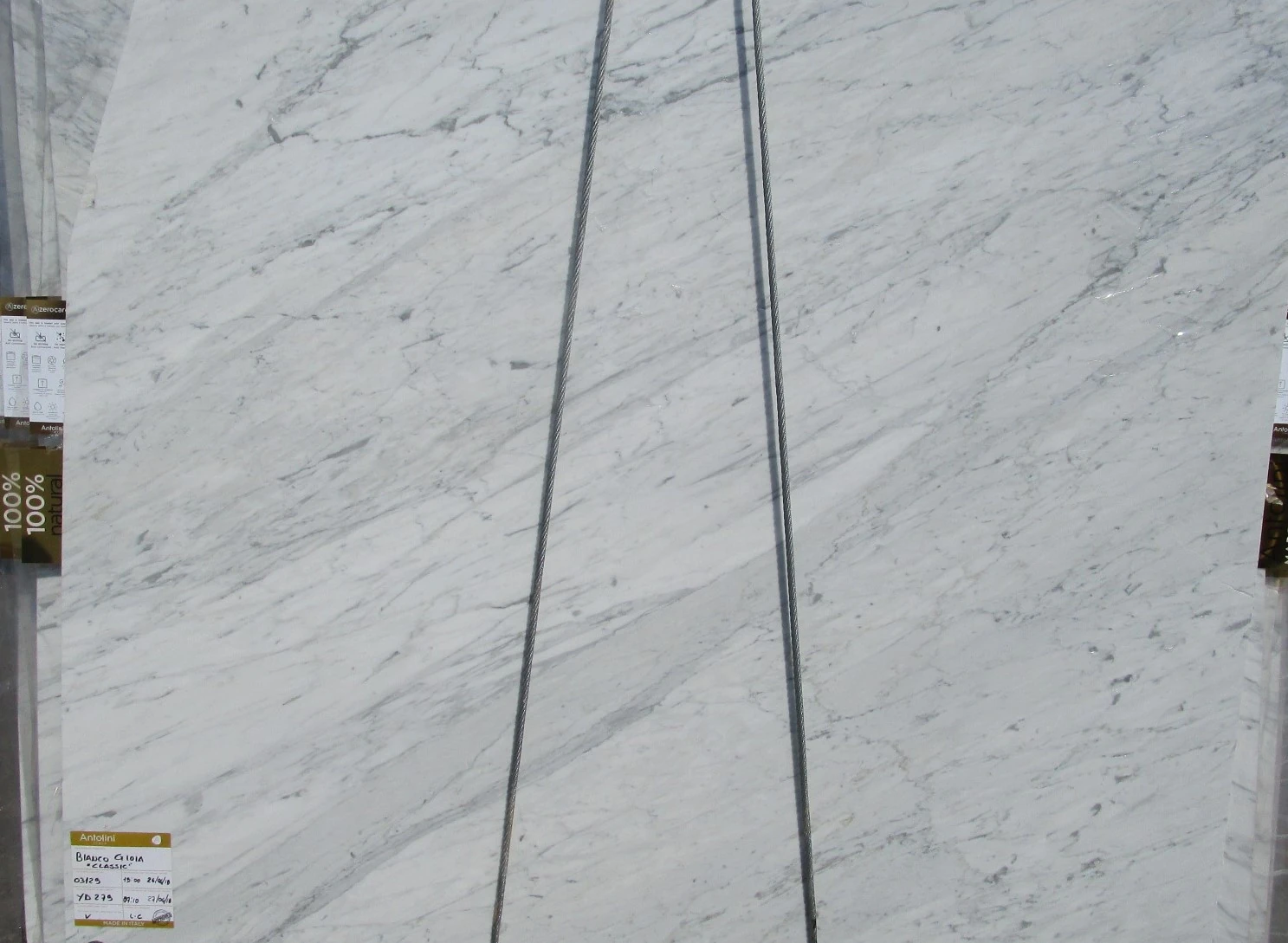 WHITE CARRARA EXTRA 2CM POLISHED — supplier catalog image