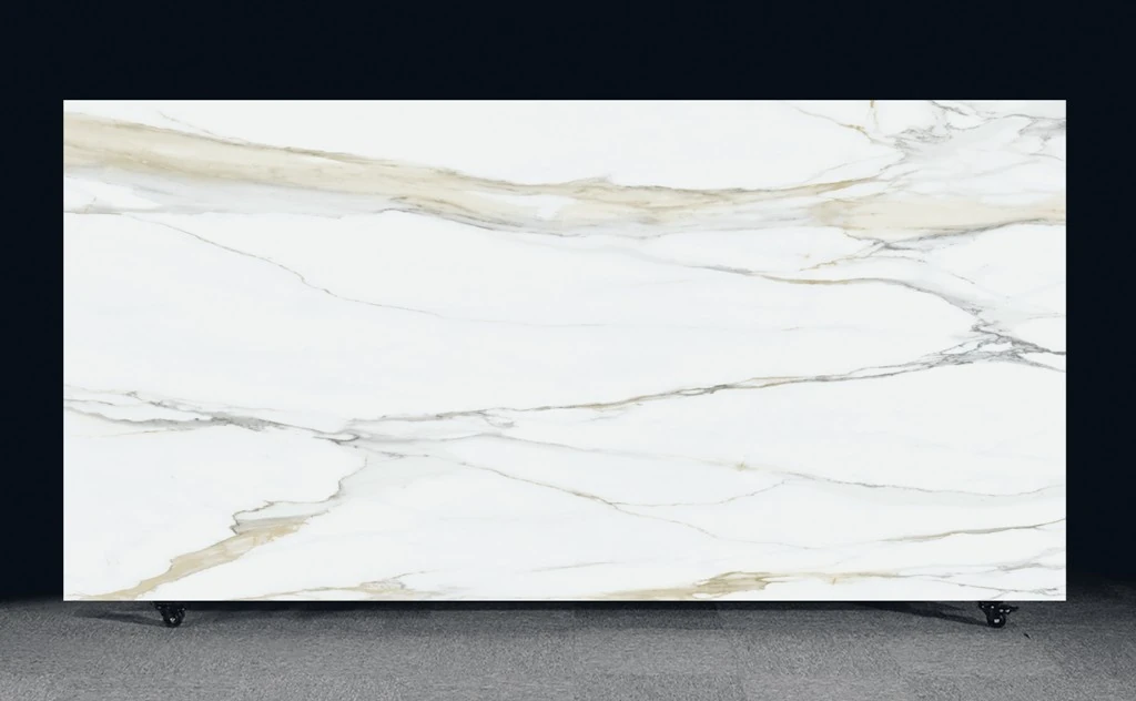 RS FLORIM MARBLE CALACATTA GOLD A 12MM JUMBO 126X63 GLOSSY — supplier catalog image