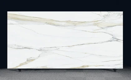RS FLORIM MARBLE CALACATTA GOLD A 12MM JUMBO 126X63 GLOSSY — supplier catalog image