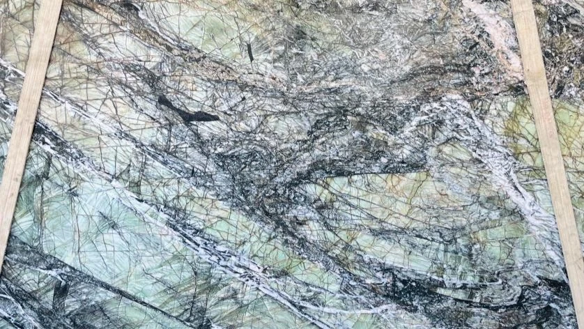 Catalog image for GREEN AMAZZONI POLISHED QUARTZITE 2CM