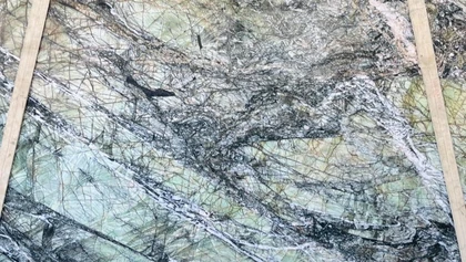 Catalog image for GREEN AMAZZONI POLISHED QUARTZITE 2CM