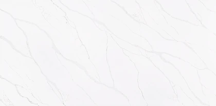 Catalog image for CALACATTA AFFOGATO LX HAUSYS POLISHED QUARTZ 2CM JUMBO LL 126X63
