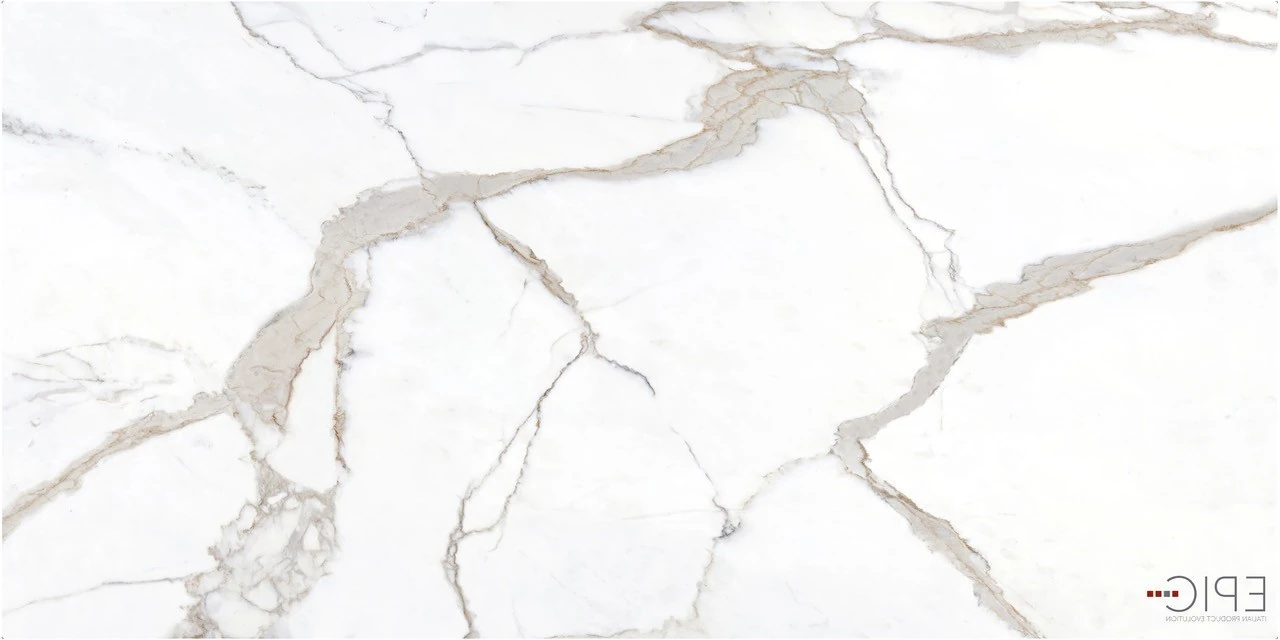 Catalog image for EPIC CALACATTA TOP NATURAL PORCELAIN 12MM A 126X63