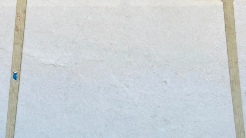 Catalog image for CRYSTAL WHITE SOFT LEATHER QUARTZITE 2CM