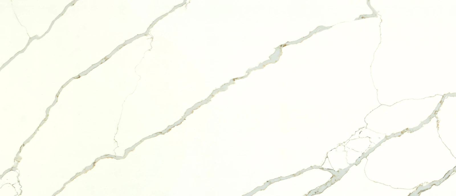 New Calacatta Laza Gold Quartz Slab Sample