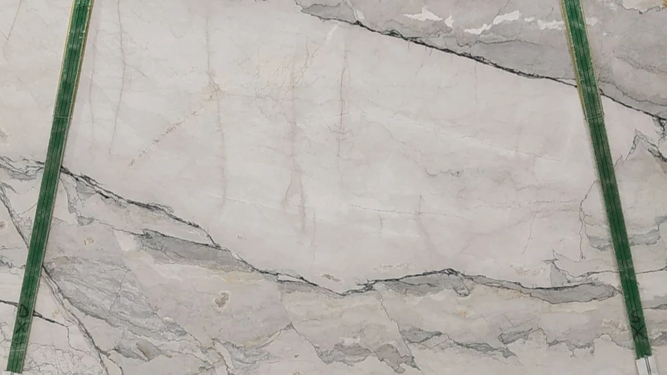 Catalog image for WHITE CAMOUFLAGE SOFT POLISHED MARBLE 2CM