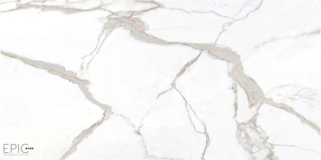 Catalog image for EPIC CALACATTA TOP NATURAL PORCELAIN 12MM B 126X63