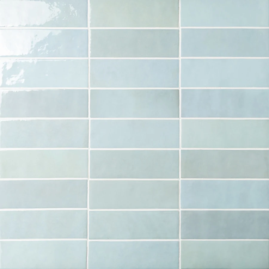 Baby Blue · Glazed wall tile product sample