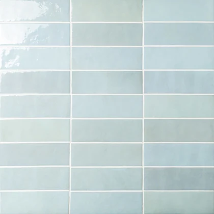 Baby Blue · Glazed wall tile product sample