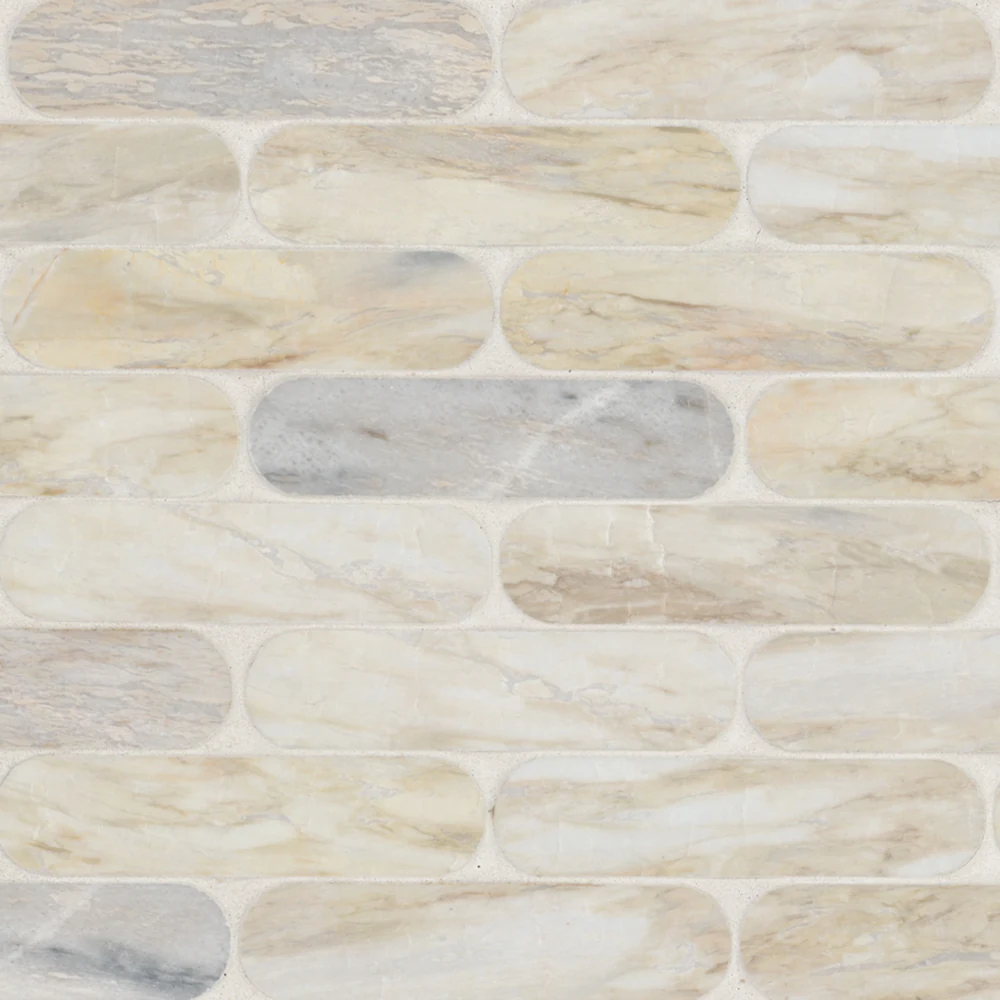 Angora Ellipse Polished Tile product sample