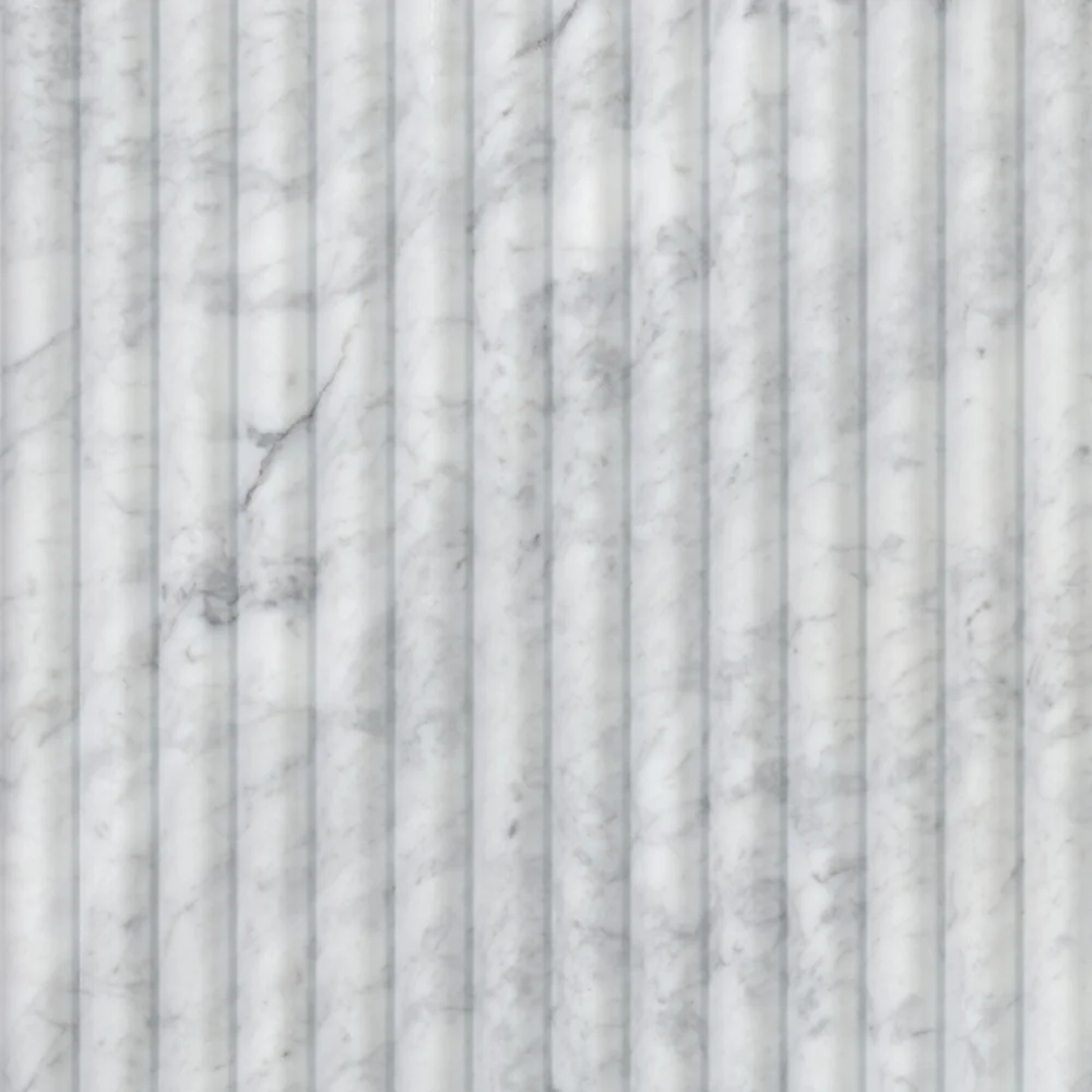 Carrara White Milano Ribbo 12x24 Honed product sample