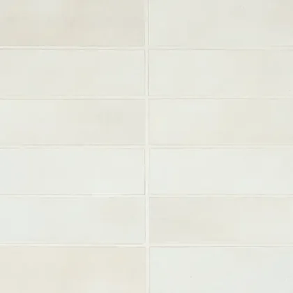 White 2" x 6" rectangle — matte product sample