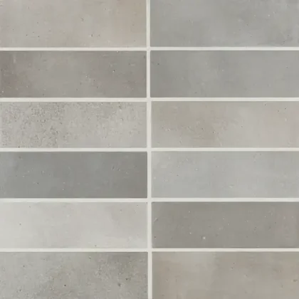 Greige 2" x 6" rectangle — matte product sample