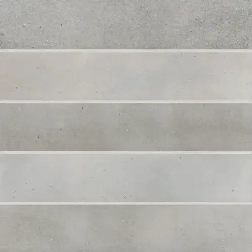 Greige 2.5" x 12" rectangle — matte product sample