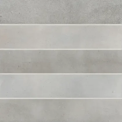 Greige 2.5" x 12" rectangle — matte product sample