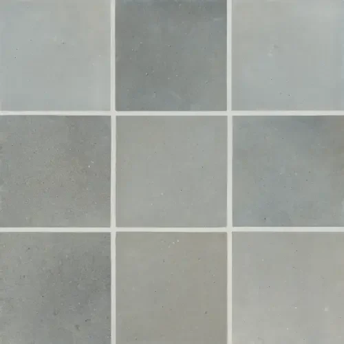 Blue 4" x 4" square — matte product sample