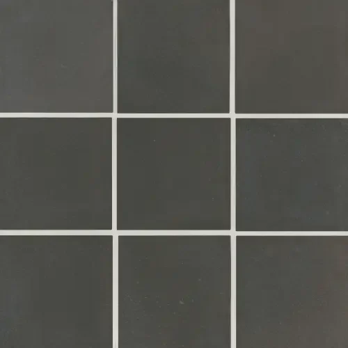 Black 4" x 4" square — matte product sample