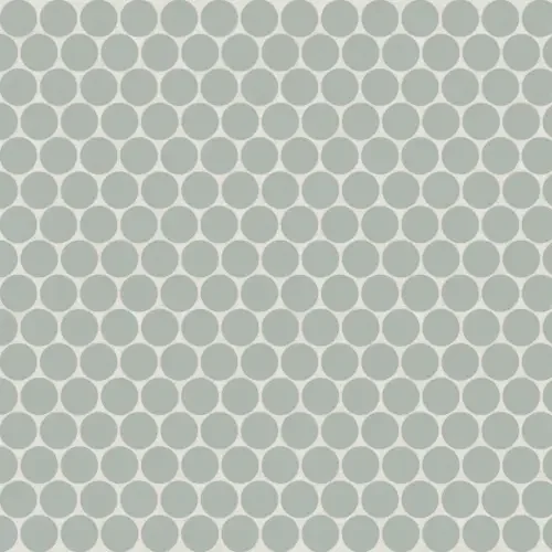 Aloe Green · 3/4-inch penny round mosaic product sample
